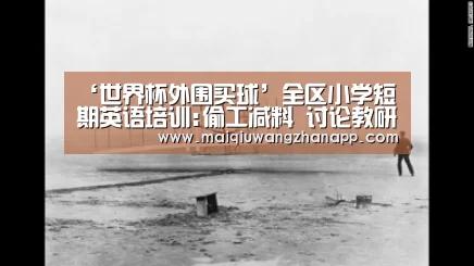 ‘世界杯外围买球’全区小学短期英语培训:偷工减料 讨论教研 携手并进 共同发展(图2) 世界杯外围买球